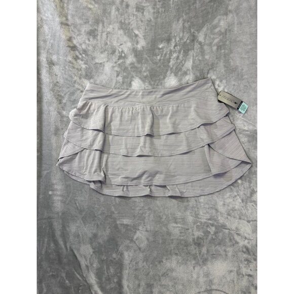 Ideology Gray XXL Performance Moisture-Wicking Tiered Athletic Skort - Picture 8 of 16